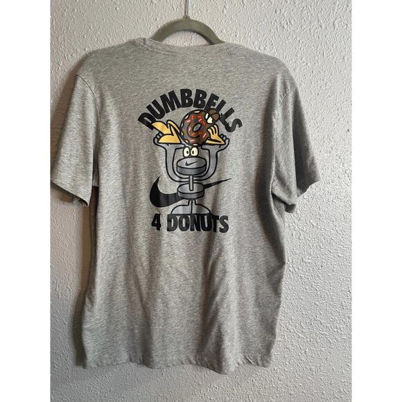 Nike Dri-Fit Dumbbells 4 Donuts Tshirt Size Medium - Picture 4 of 6